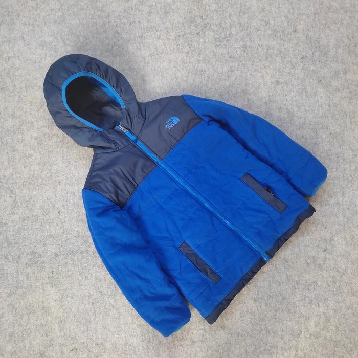 jacket tebal anak revesible super cakep 2 tone the north face