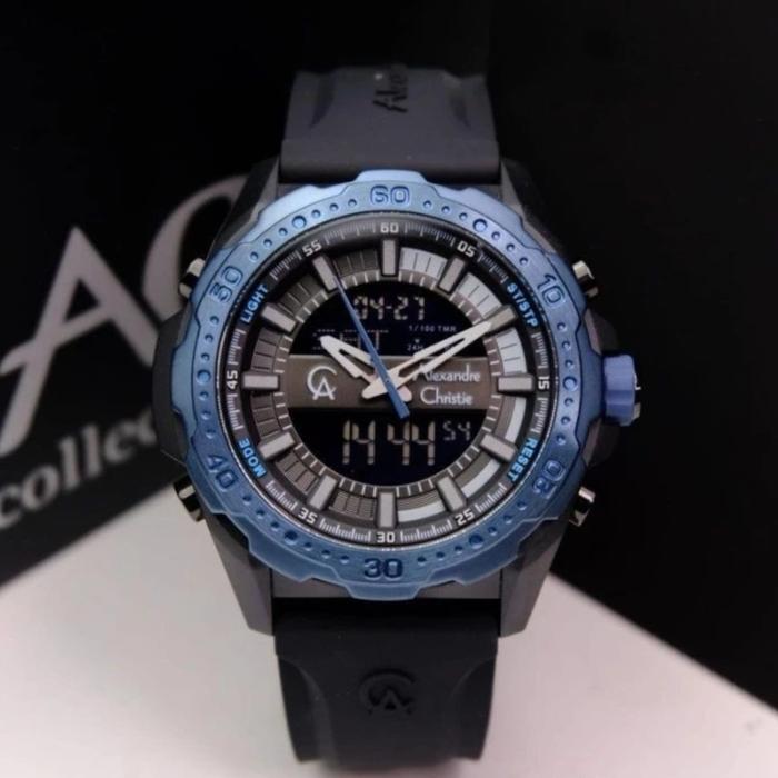 Alexandre Christie AC9370 AC 9370 Pria Original. Black Blue