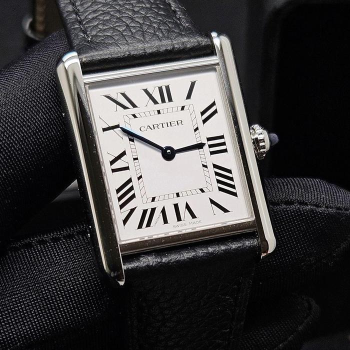 Jam Tangan Cartier Tank Must WSTA0041 Leather