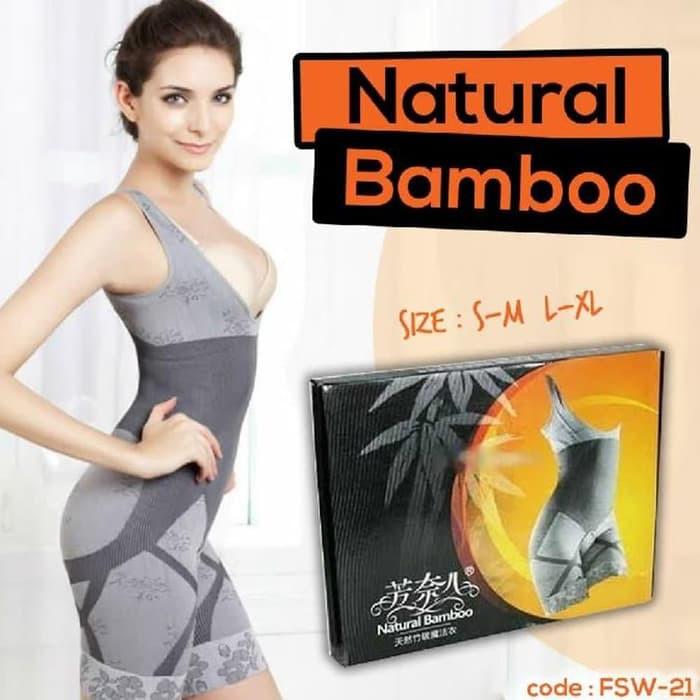 SLIMMING SUIT PAKAIAN BAJU PELANGSING BODY SHAPER NATURAL BAMBOO SLIM
