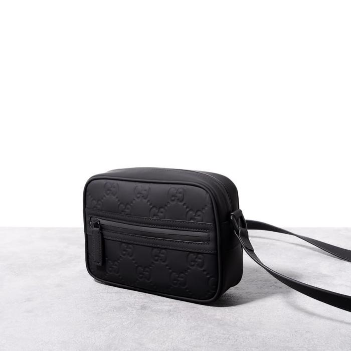 GUCCI Interlocking G mini camera bag Black