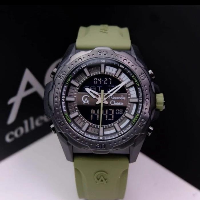 Alexandre Christie AC9370 AC 9370 Pria Original. Green Black