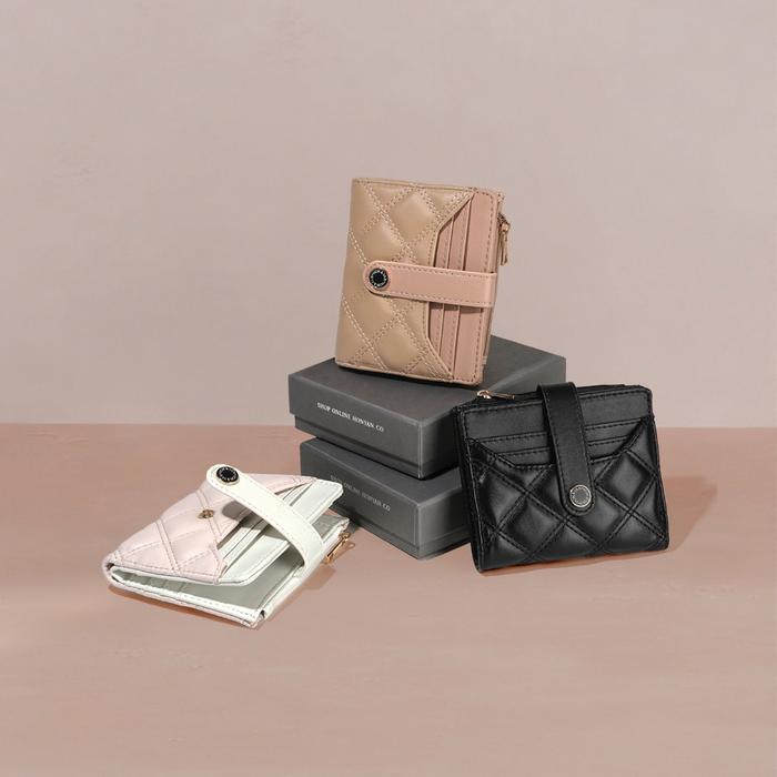 HON&YAN EXCLUSIVE | BORA SHORT WALLET | Dompet Lipat Wanita Mini Kulit Import