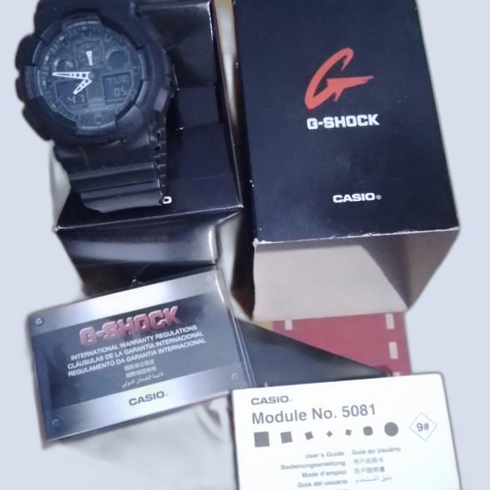Jam Tangan Casio 5081 G-Shock GA 100 Original