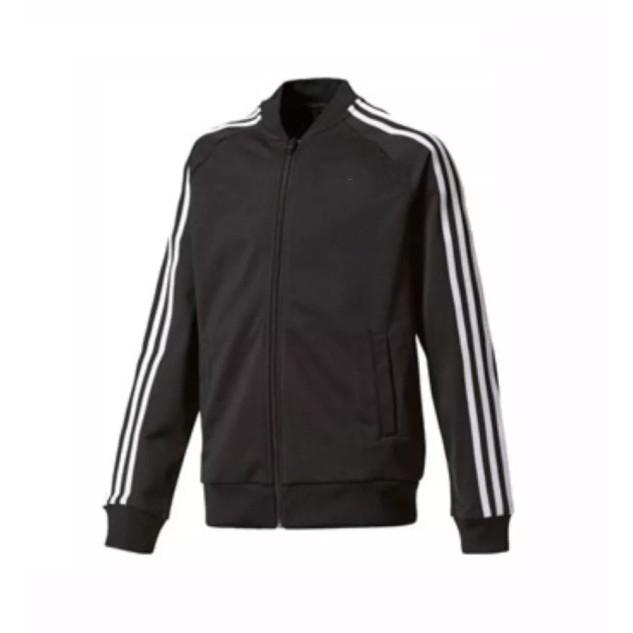 Jaket Adidas Tracktop Polyster Hitam Biru Navy Putih Merah Maroon