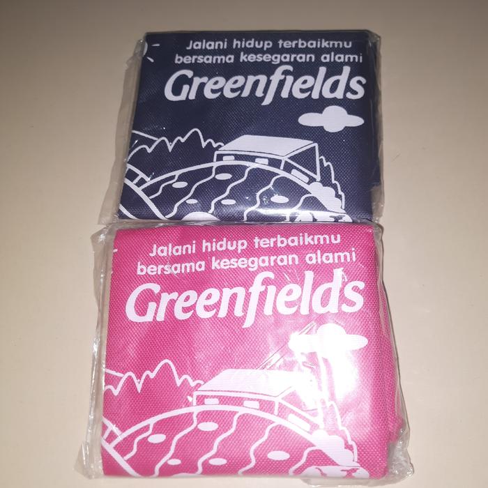 Greenfields Tote Bag Tas Besar Totebag Tas Belanja Foldable Shopping Bag Lipat