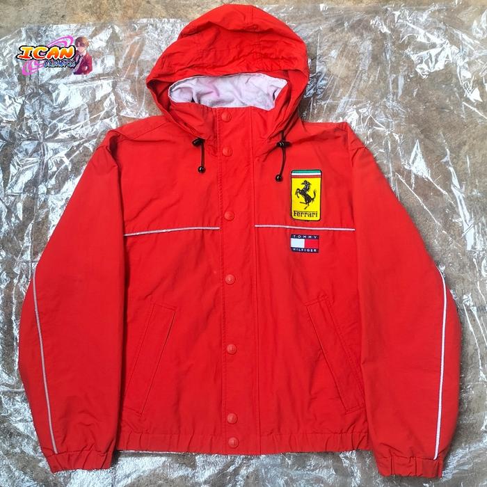 Ferrari X Tommy Hilfiger Vintage Retro Jaket Boxy Official Original Collaboration Super Rare