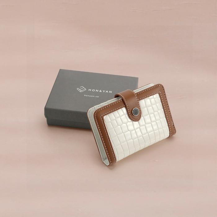 HON&YAN SHORT SIENNA WALLET | Dompet Lipat Wanita Kartu Dompet Mini Bahan Premium