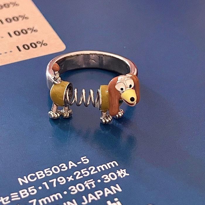 READY cincin slinky dog ring lucu