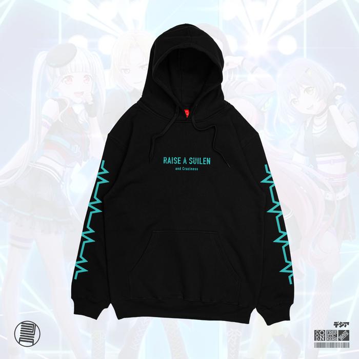 Hoodie Raise a Suilen Layer Lock Masking Pareo Chu BanG Dream Anime Manga Wibu Jepang DJA Cloth