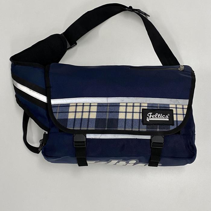 FELTICS TARTAN MESSENGER BAG (FREE T-SHIRT)