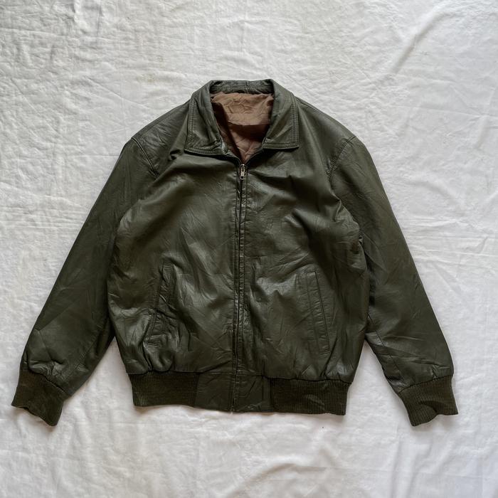 Japanese brand bomber leather