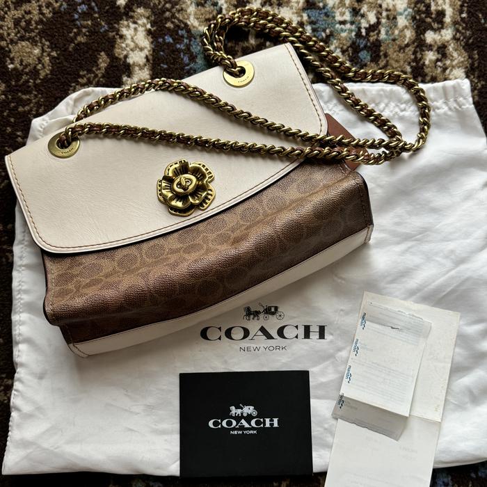Coach Parker original store with invoice