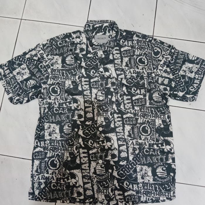 Kemeja Carhatt Wip Fullprint Rare(L)