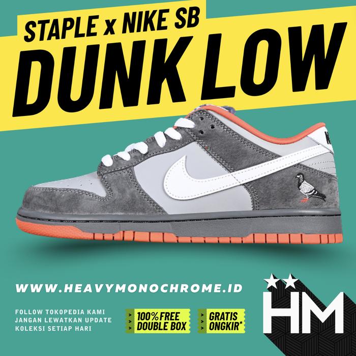 SB Dunk Low x Staple NYC Pigeon 304292-011 (Size 40-47.5)