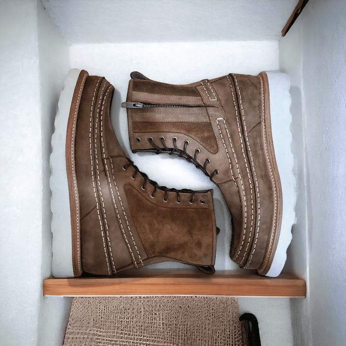 Map Inc Gorilazz Boots - Sepatu Boots Kulit Sapi Asli
