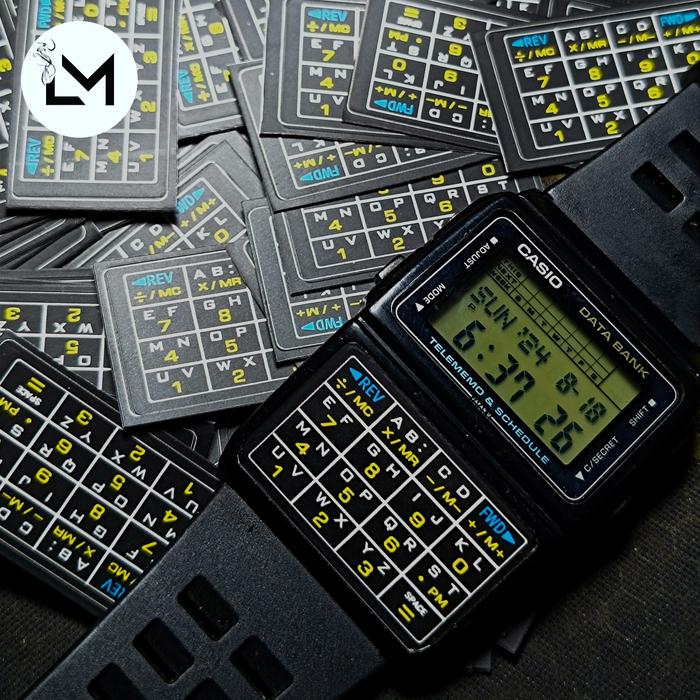 stiker keypad casio dbc610 dbc-610 dbc_610 99% tahan air