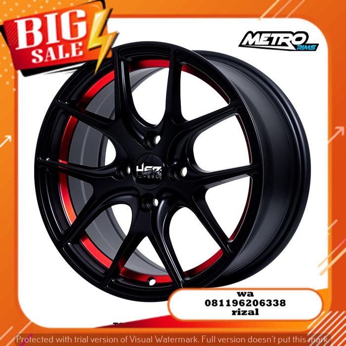 VELG PELEK RACING RING 15 R15 HSR TOREY BUAT MODIFIKASI MOBIL TOYOTA CALYA  YARIS ETIOS COROLLA HOND