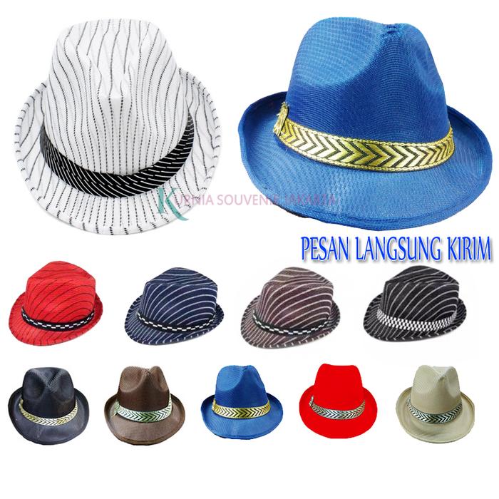 TOPI FEDORA SALUR-TOPI FEDORA DEWASA-TOPI FEDORA SALUR-TOPI FEDORA DEWASA PRIA