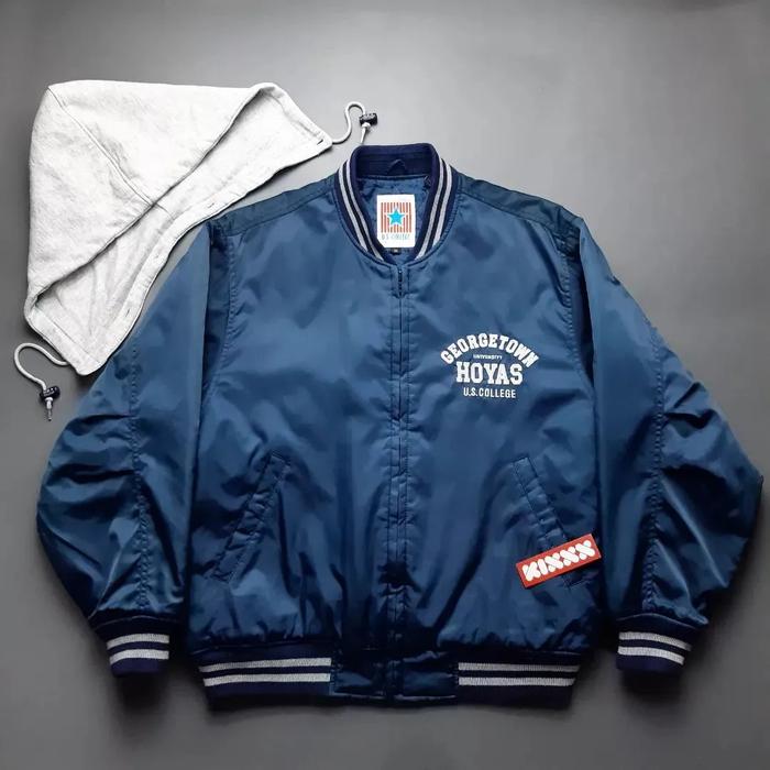 Vintage U.S College Georgetown Hoyas Jacket with removable hoodie
