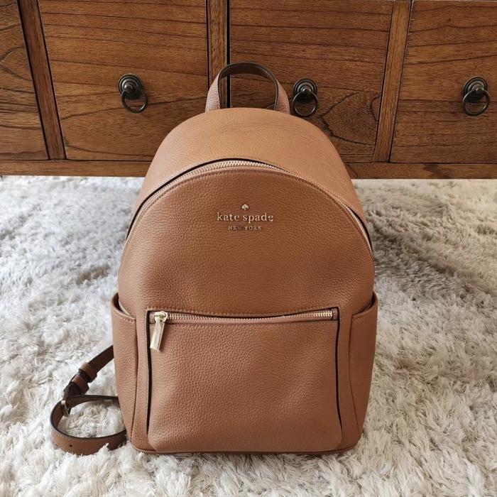 tas wanita ks leila medium dome backpack warm ginger ej