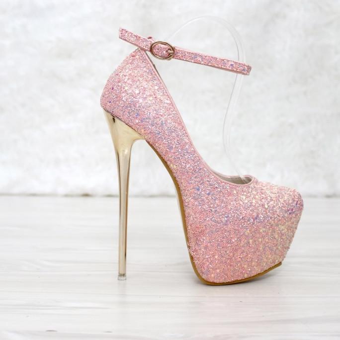 Best Seller YKshoes 1145 pump heels shoe import bartier pink hitam pesta 17cm