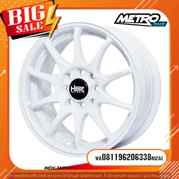 PROMO BIG SALE VELG PELEK RING 15 R15 HSR INDY BUAT MODIFIKASI MOBIL TOYOTA AVANZA KIJANG LGX CALYA 
