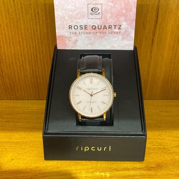 Jam Tangan Rip Curl Latch Rose Quartz Leather Watch