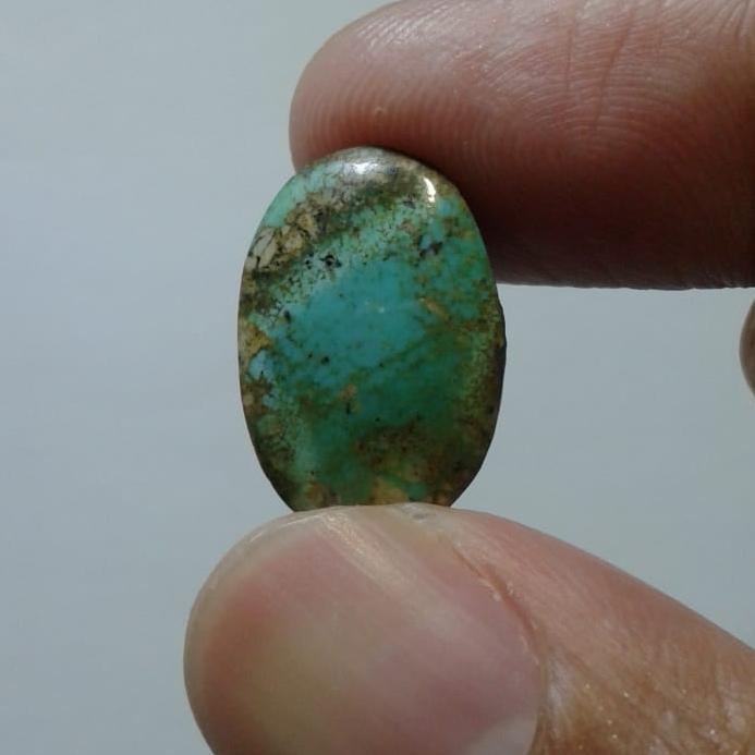 Batu Pirus Persia Hijau Muda Original