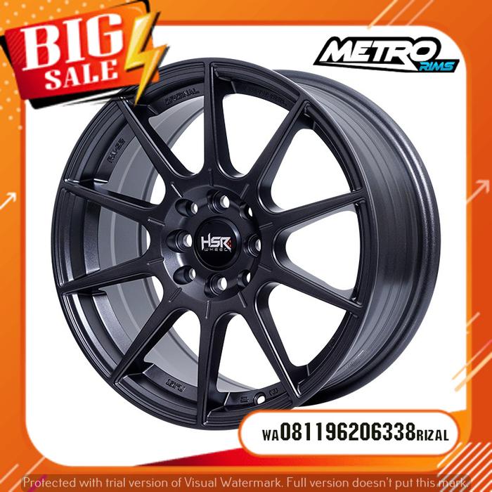 VELG PELEK RACING MURAH RING 16 R16 HSR RAI S2 BUAT MOBIL MODIFIKASI HONDA JAZZ MOBILIO BRIO FREED T