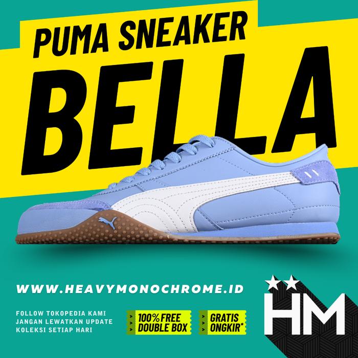 Puma Bella Cloud Blue White Gum Sneaker 402186-02 (Size 35-45)