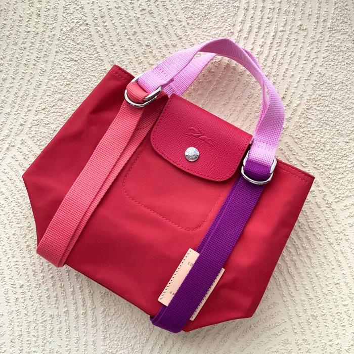 Tas wanita Longchamp replay xs red