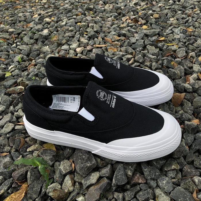 Adidas Nizza Slip On RF - Black White