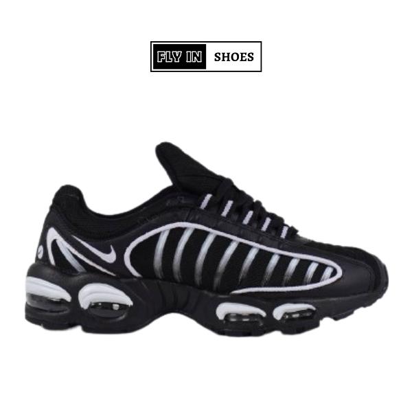 Sepatu Nike Air Max Tailwind 4 Black Metallic Silver Original