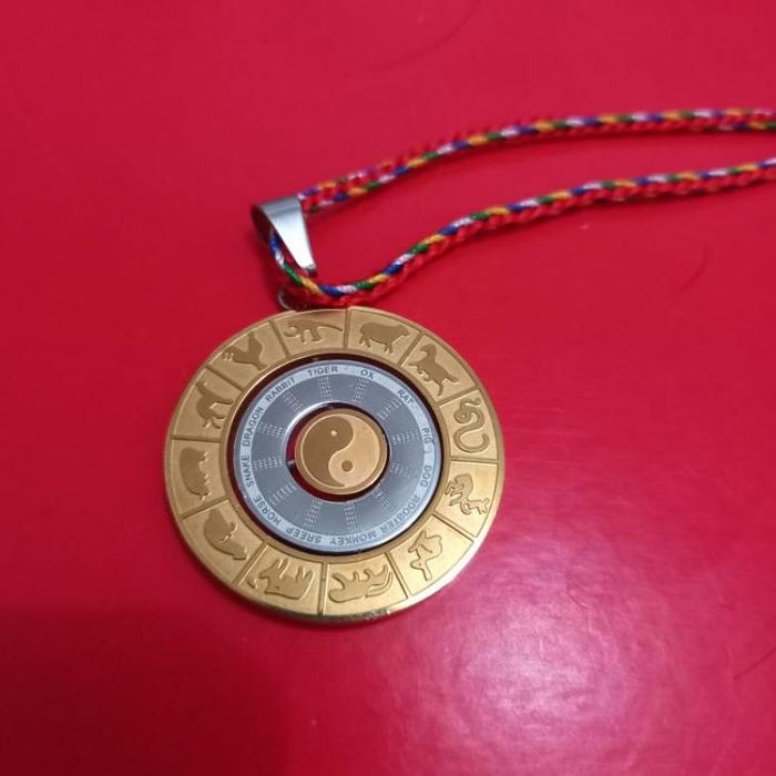 kalung liontin ying yang patkwa rejeki dan proteksi