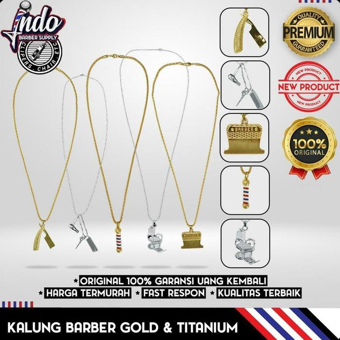 KALUNG Lampu Barber Sisir Gunting Hair dryer Mata Pisau Bangku Barber