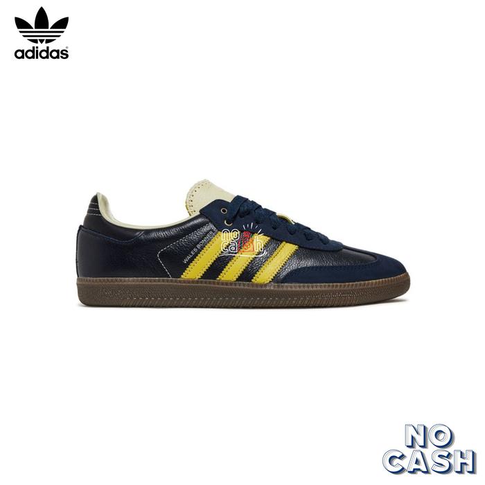 Sepatu Wales Bonner x Samba 'Collegiate Navy Yellow' BNIB