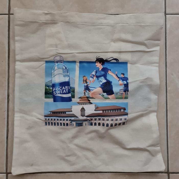 pocari run Tote bag canvas pocari run 11