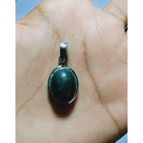 liontin kalung batu badar besi asli original / liontin batu badar besi murah