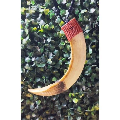 kalung TARING BABI HUTAN KALIMANTAN 12CM MANTAB
