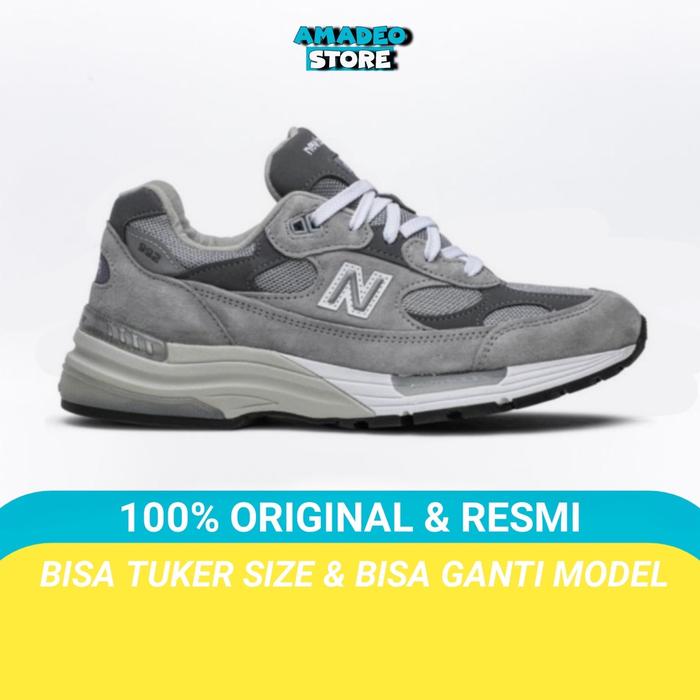 Sepatu NB 992 Grey / Sneakers Balance Original BNIB / SNEAKERS PRIA