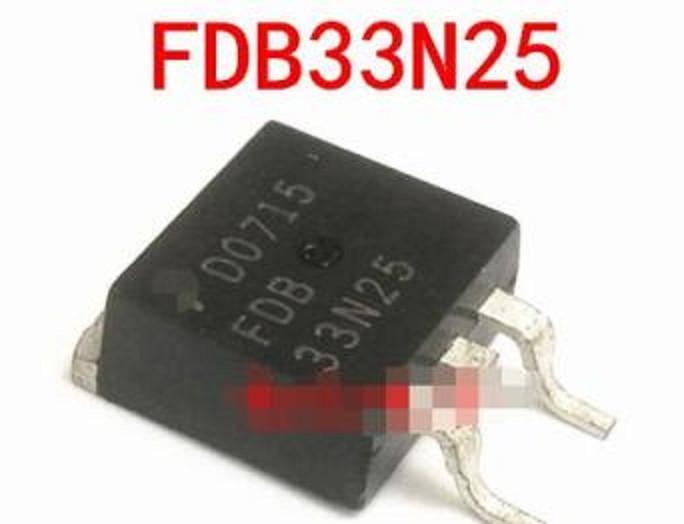 NEW FDB33N25 FDB33N25TM 33N25 33A 250V TO-263 N-CHANNEL MOSFET