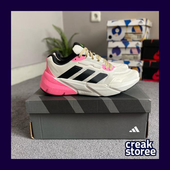 ADIDAS ADISTAR WHITE BLACK PINK