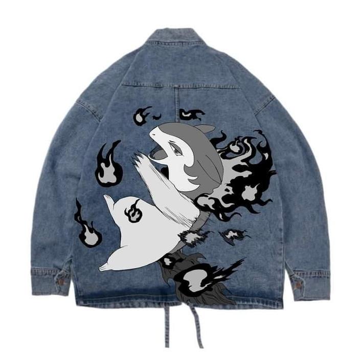 Hisuian Typhlosion - Denim Jacket Custom Anime/Manga - Pokemon - Ssst_id