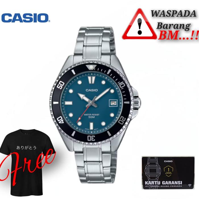 Jam tangan wanita Casio Mdv-10d-2a1vdr / Casio rantai mdv-10d original