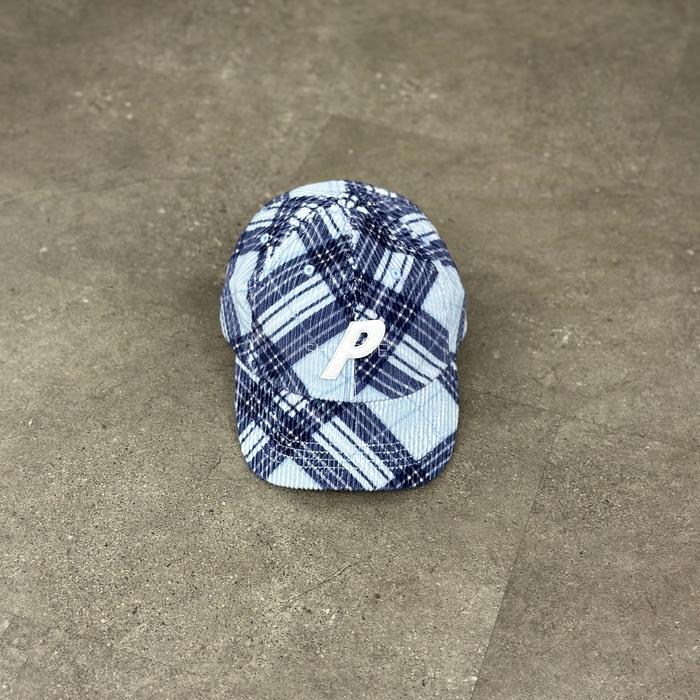 PALACE SKATEBOARDS CAP CORDUROY BLUE 100% ORIGINAL