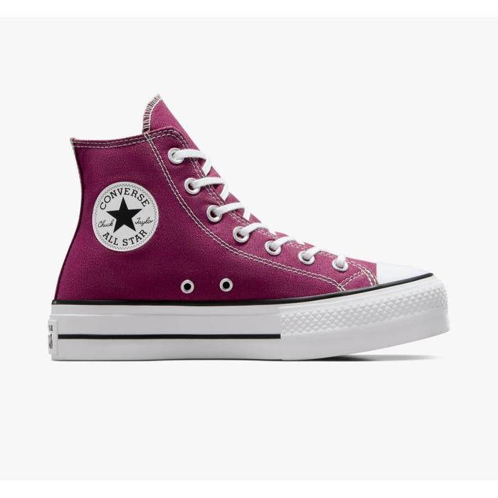 SEPATU SNEAKERS CONVERSE CTAS LIFT HI LEGEND BERRY ( A05471C )
