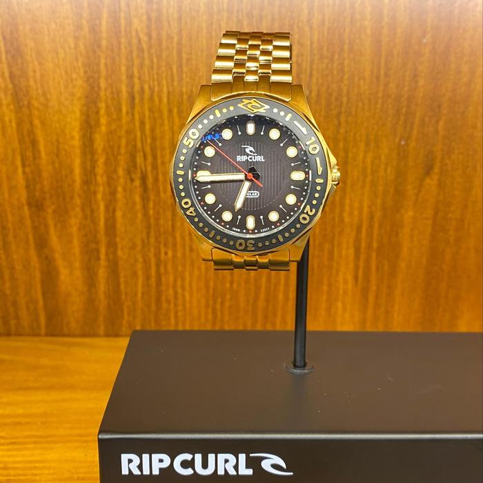 Jam Tangan Rip Curl Halo Solar Watch Gold