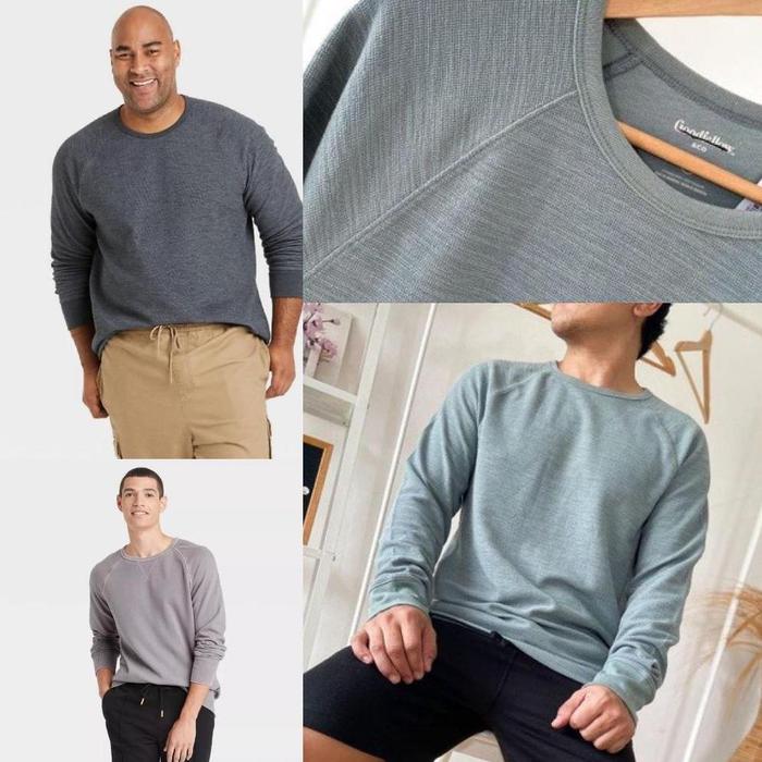 Wowza Gf Men Sweatshirt - Crewneck Atasan Pria Branded Goodfello*