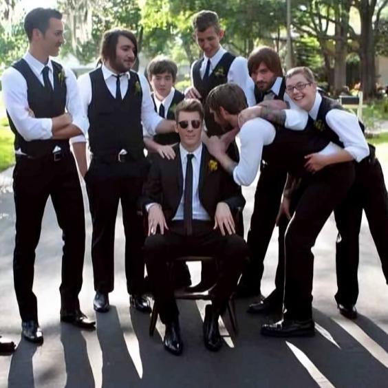 Segera Groomsmen Seragam Rompi Setelan Dalaman Jas Pria